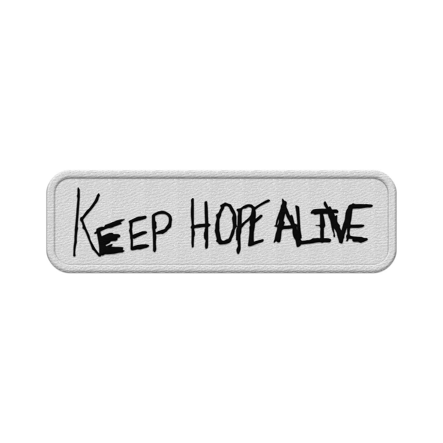 White Keep Hope Alive Patch