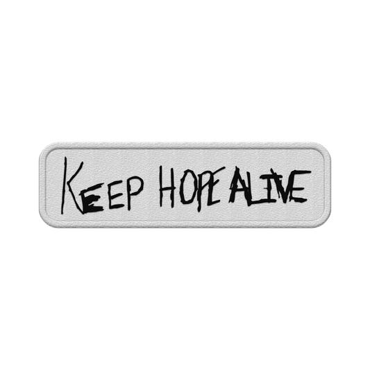 White Keep Hope Alive Patch